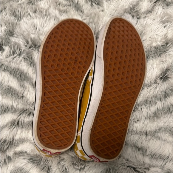 Vans Yellow Checkered Women’s size 9 EUC - Picture 4 of 7
